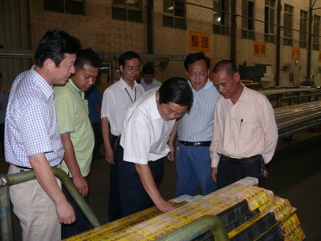 江苏沛县冯县长一行到公司考察