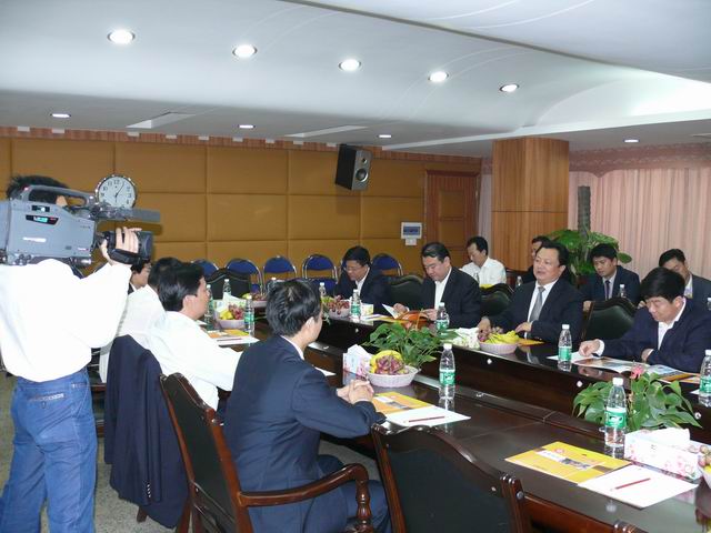 临朐县向导到我公司考察