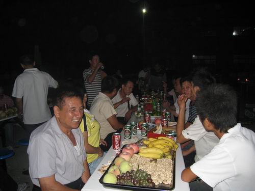 中秋佳节，，，潘总与我们同乐