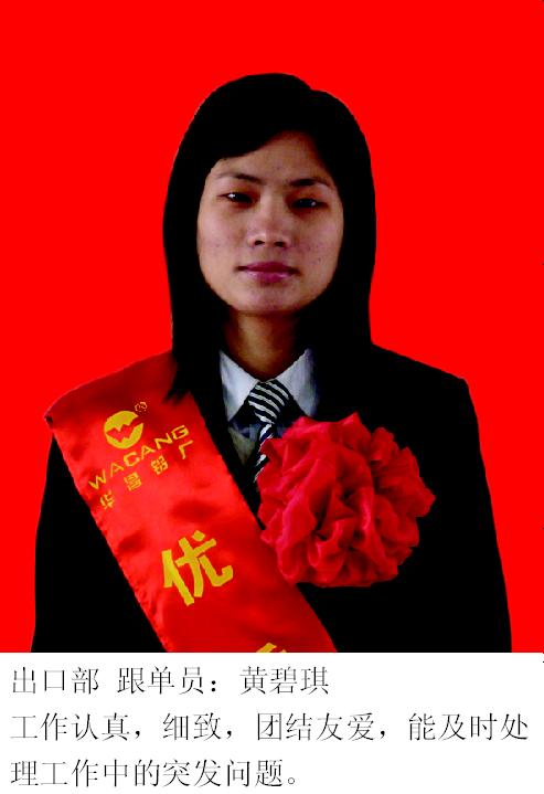 2008年度9393体育铝厂优异员工-伟昌铝材