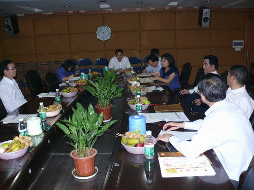 汶川县向导在广东省向导陪同下到我公司考察-伟昌铝材