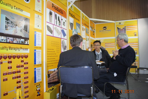 我公司加入法国巴黎建材展览会-伟昌铝材